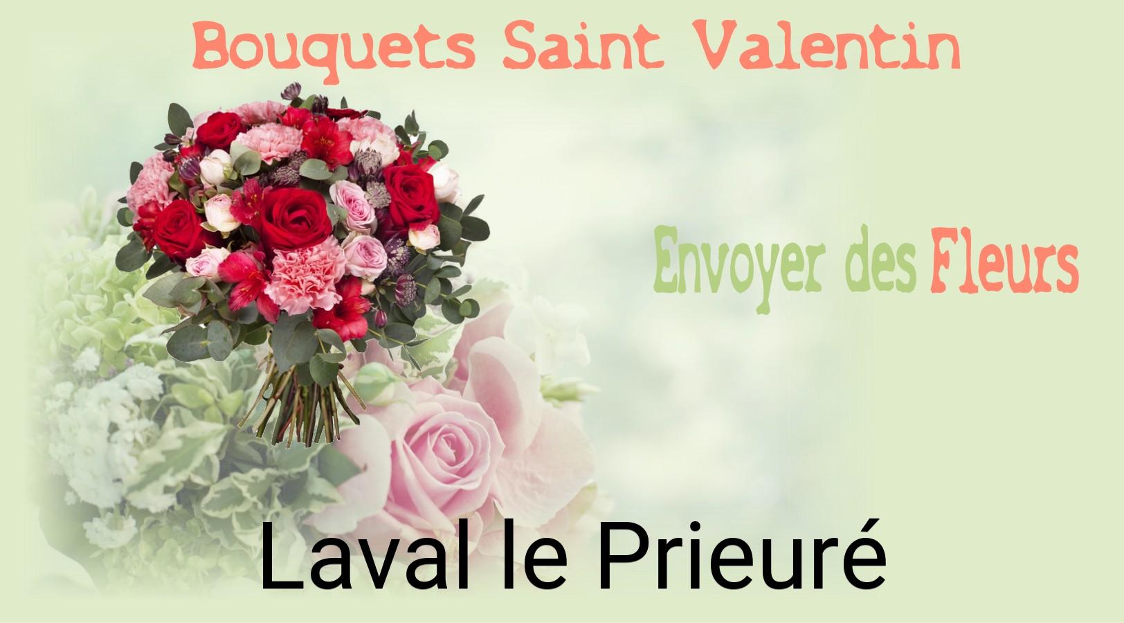 Roses de Saint-Valentin livrées à Laval-le-Prieuré